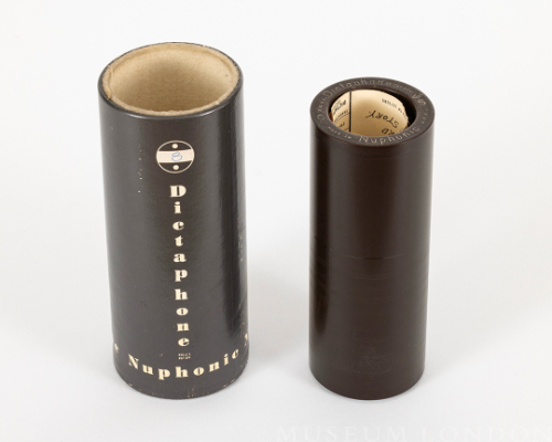 “Tribal Songs” and “Thunder Bird Medicine Story” - Wax Cylinder and Cardboard Tube/Sleeve