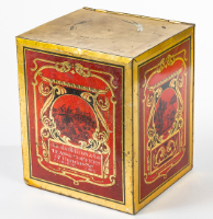 Red and Gold Marshall Brothers Tea Tin