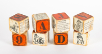 Toy Block Set with Wooden Box