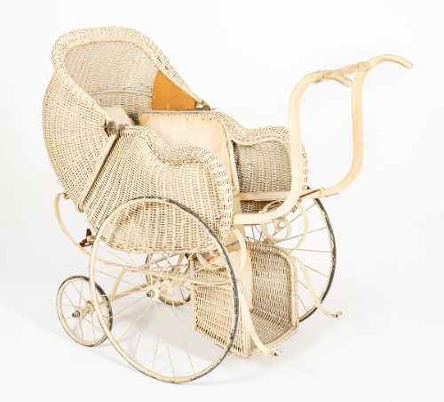 Two Basket Baby Carriage