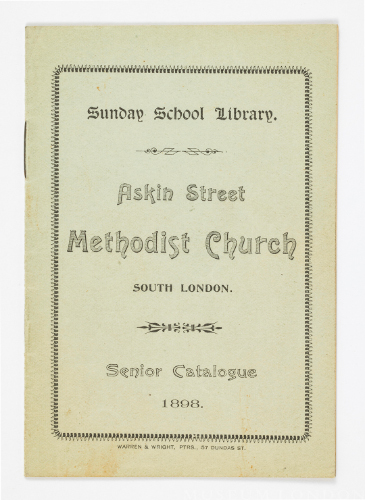 Askin Street Methodist Church Senior Catalogue