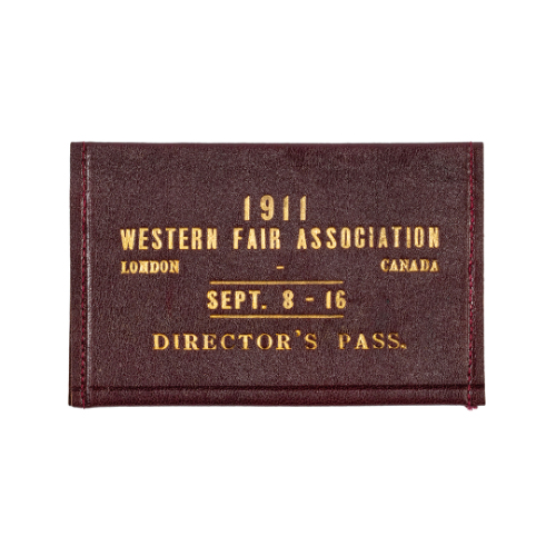 Western Fair Association Director's Pass