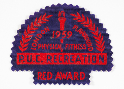 P.U.C. Recreation Crest, Red Award