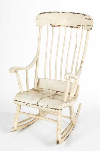 White "Boston" Rocking Chair