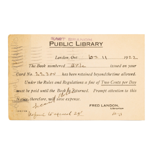 East Branch, London Public Library