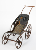 Wooden Doll Carriage