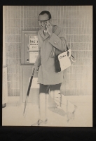 BILL EXLEY (LEAVING FOR TRIP TO PARIS WITH SPASM BAND)