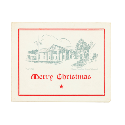 Christmas Card, Taplow, Eleven Canadian General Hosptial