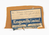 "Kingsmills' Limited" Label