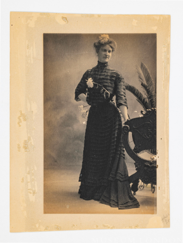 Photograph of Ina Matilda Bucke in a Mourning Dress