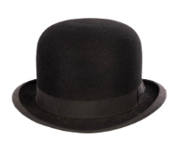 Black Bowler Hat