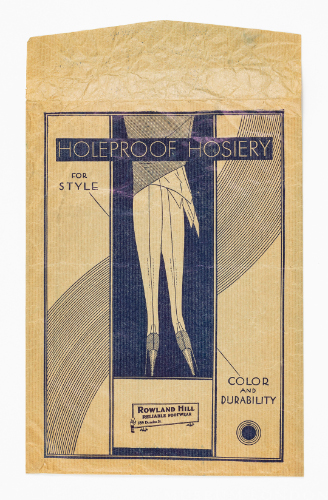 Holeproof Hosiery Paper Bag