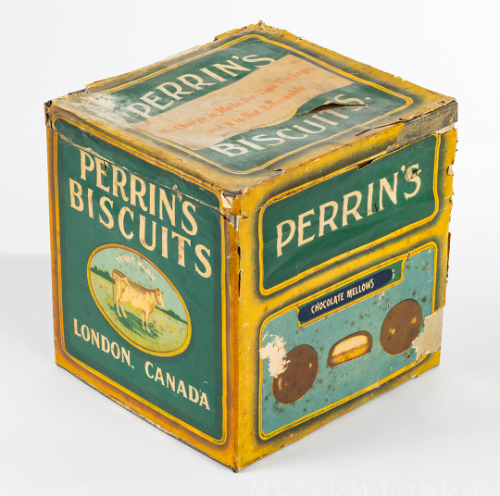 Perrin's Biscuits tin