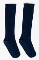 Pair of Navy Blue Knee Socks