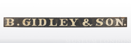 B. Gidley & Son Company Sign
