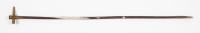 Carved Dark Brown Wooden Cane