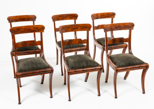 Set of Classical Revival Dining Chairs