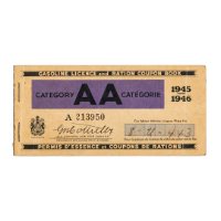Category AA Ration Book #213950