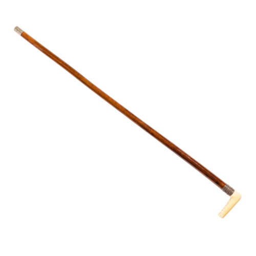Mahogany Cane with Ivory Handle