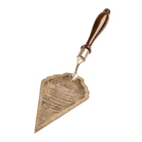 Ceremonial Trowel and Program, London Public Library and Art Museum