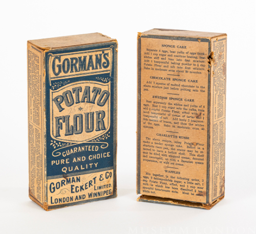 Pair of Gorman's Potato Flour Boxes