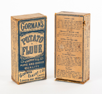 Pair of Gorman's Potato Flour Boxes