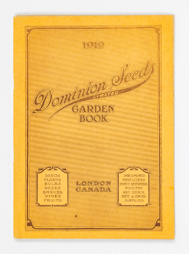 Dominion Seeds Limited: Garden Book