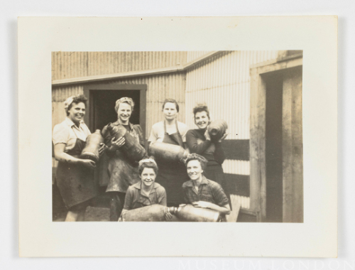 Women Making Shell Boxes