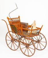 Wooden Baby Carriage