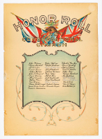 Honour Roll; 1st Congrational Church