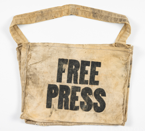 Newspaper Carrier's Bag - Free Press