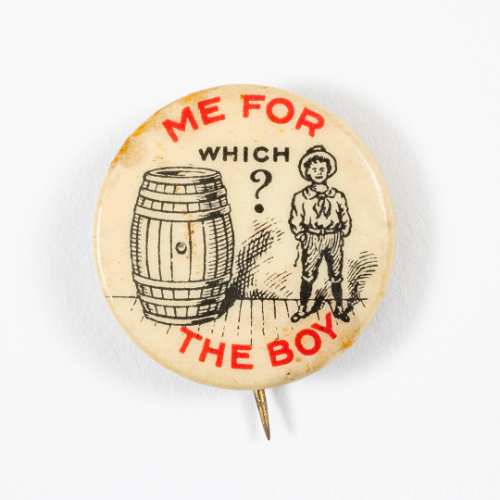 "Me For The Boy" Button