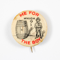 "Me For The Boy" Button