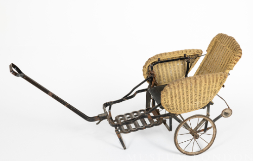 Wicker Baby Carriage