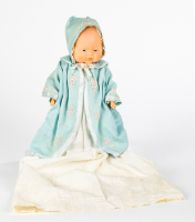 "Henry John Noel" Doll with Light Blue Hooded Coat