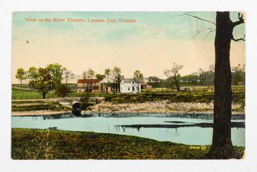 View on the River Thames, London, Ont., Canada