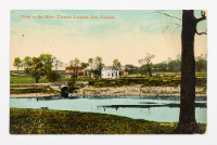 View on the River Thames, London, Ont., Canada