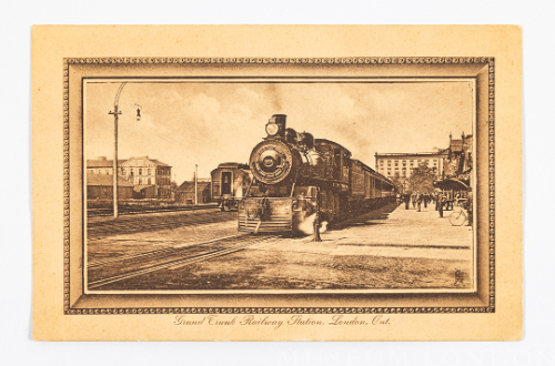 "Grand Trunk Railway Station, London, Ont."