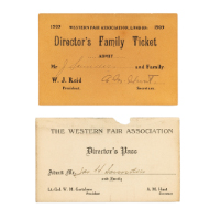 Western Fair Association Director’s Pass