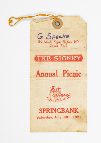 The Signry Annual Picnic Tag
