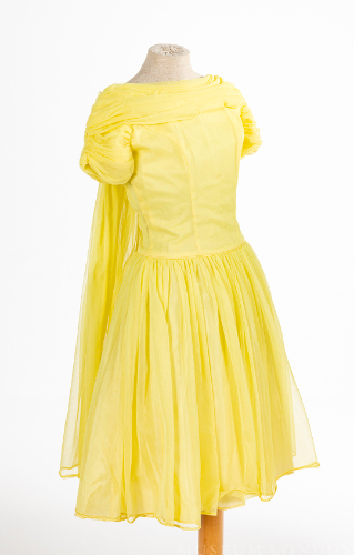 Yellow Chiffon Dress
