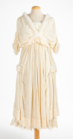 Ivory Cream Silk Wedding Gown