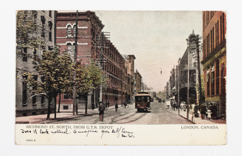 "Richmond St. North, From G.T.R. Depot"