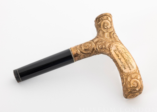 Gold Cane Handle