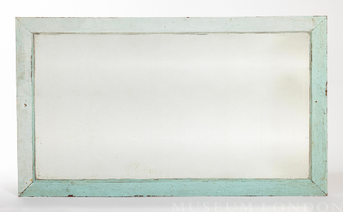 Mirror with Light Green Frame