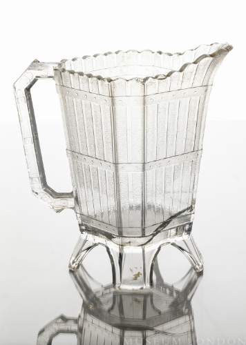 Glass Water Pitcher (Picket Fence)