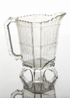 Glass Water Pitcher (Picket Fence)