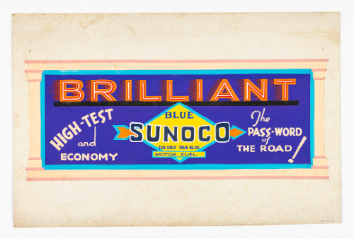 "Sunoco Motor Fuel"