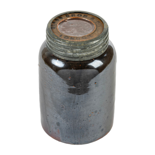 Stoneware Preserving Jar with Glass Lid