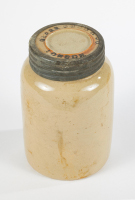 Beige Stoneware Preserving Jar